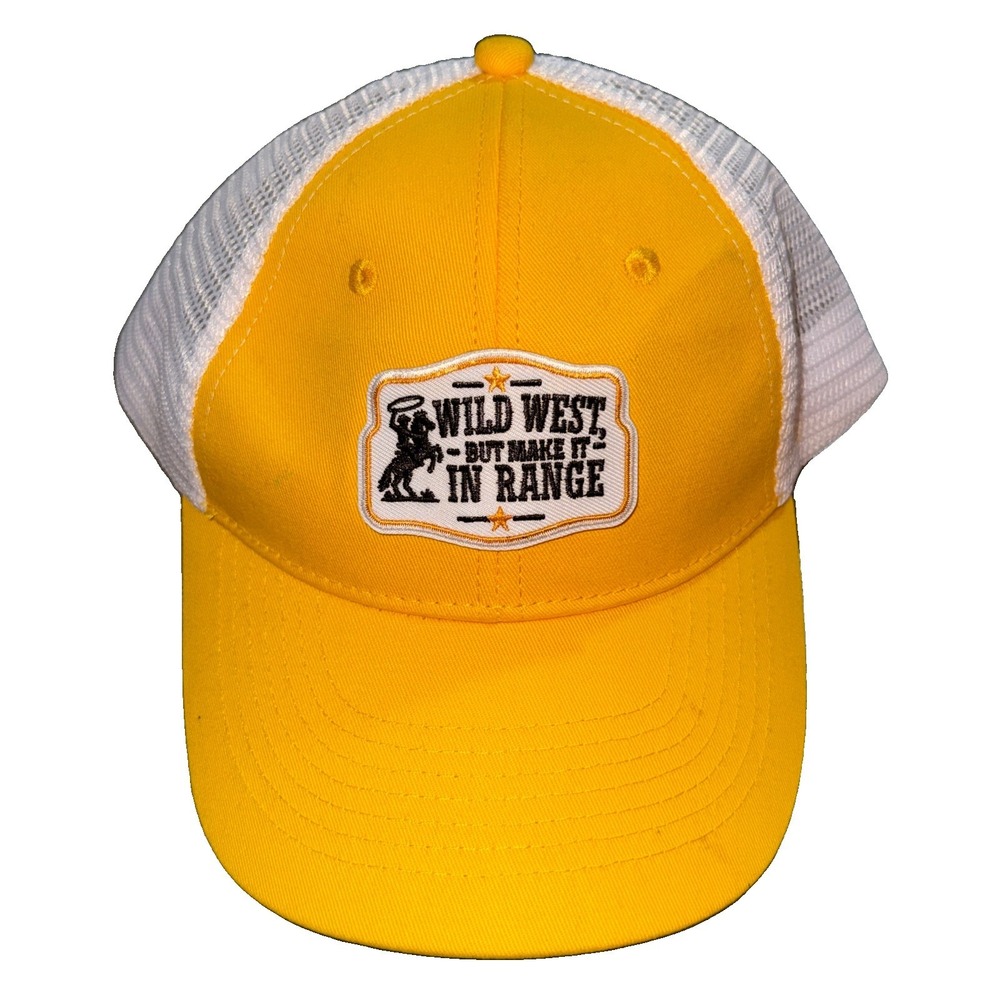 Wild West But Make It In Range Hat Cap Trucker Hat Golf Hat